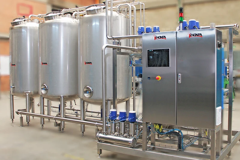 CIP automático para limpieza UHT